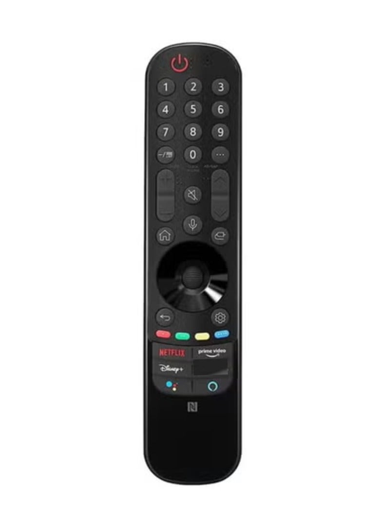 Universal Smart TV Remote Control with NC – Compatible with 2021 OLED, LED & UHD TVs, Voice Control Support, Point-and-Click Navigation, Smart Features – Model AN-MR21GC - Image 1