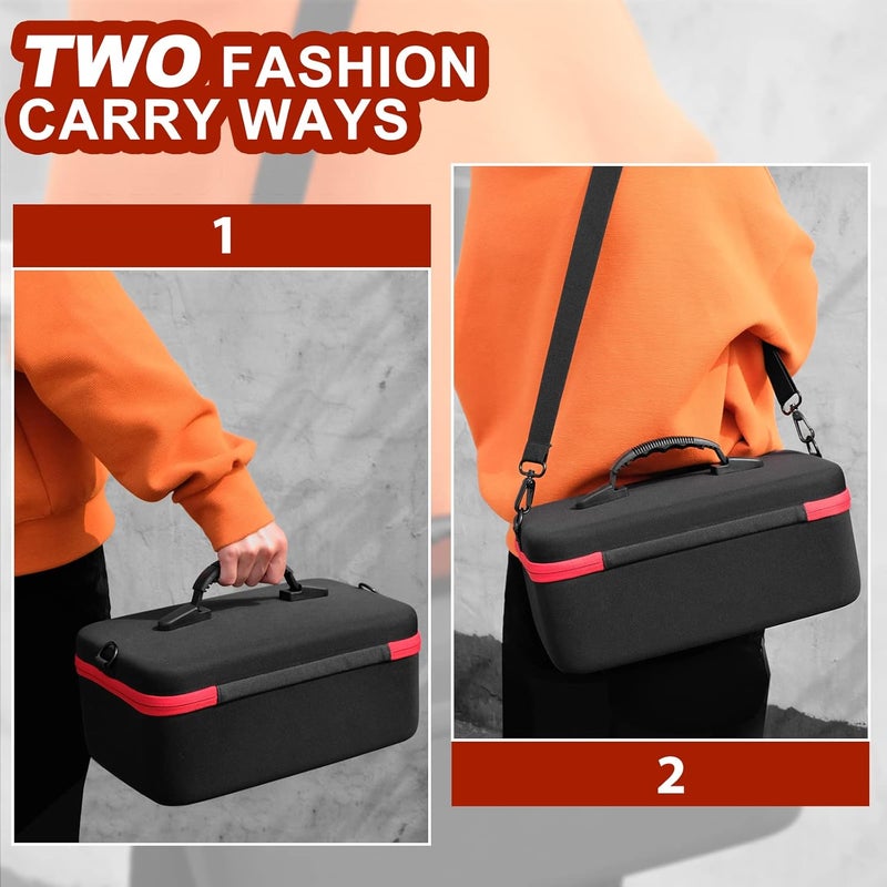 Yewltvep Pill Bottle Organizer Medicine Organizer Box Travel Medicine Bottle Organizer Storage Hard Shell First Aid Case First Aid Box Empty for Emergency Medication First Aid Bags Case Only - Image 5