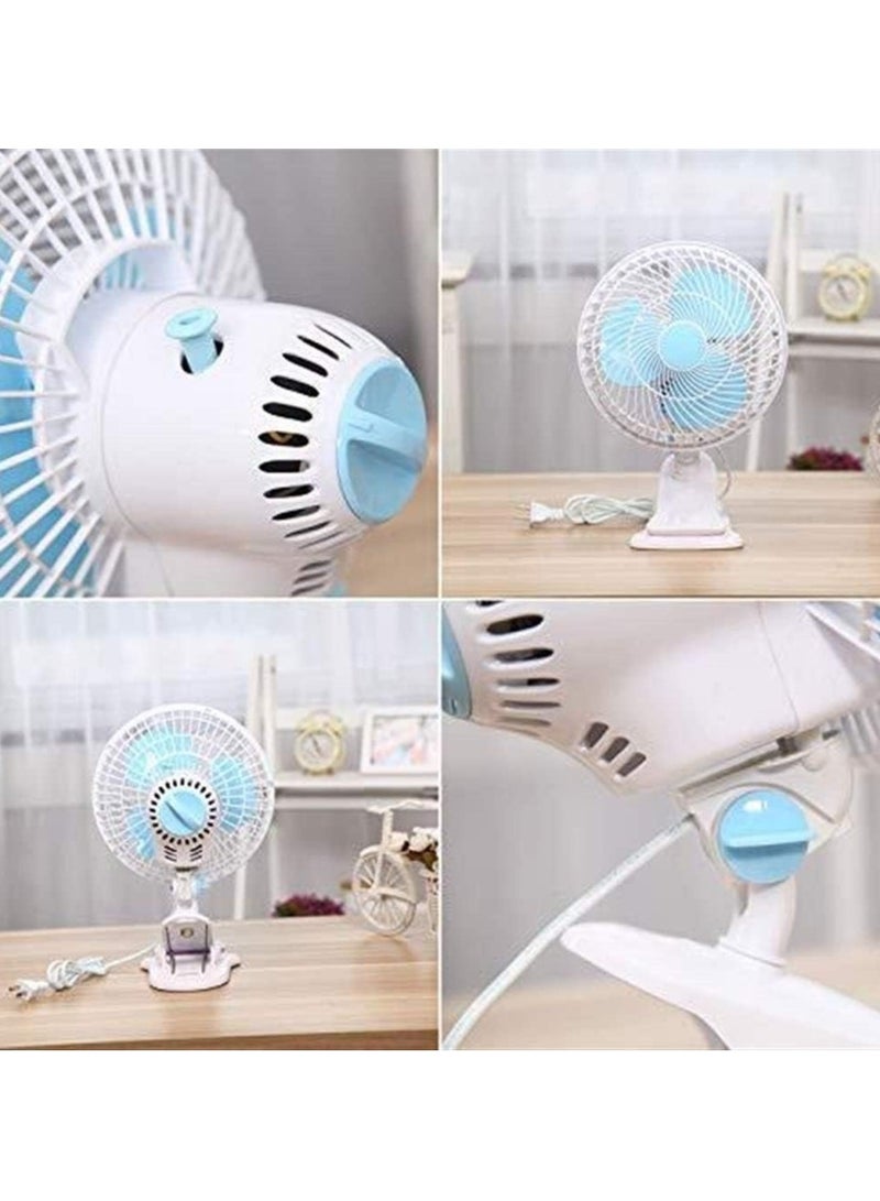 فيند مروحة سرير صغيرة قابلة للتثبيت مع سرعة واتجاه قابلين للتعديل ومروحة تبريد محمولة للمنزل والمكتب - Image 3