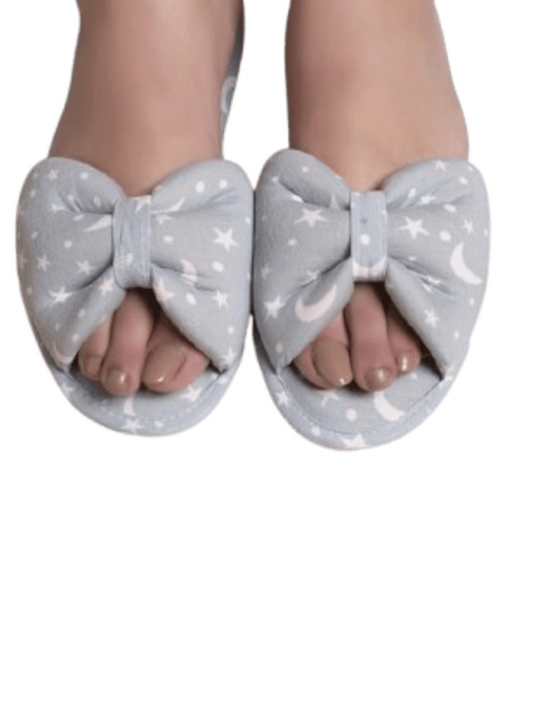 women babyblue cotton slipper 40/41