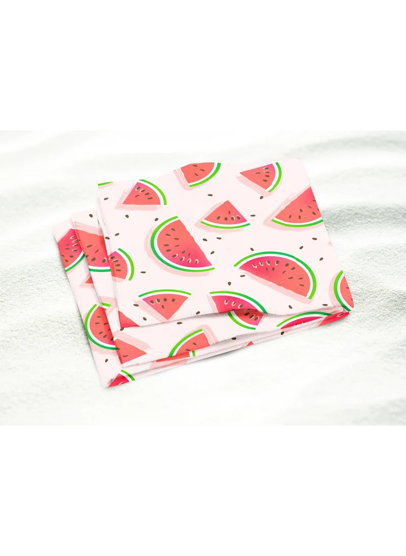 Eray Home Erays Home Watermelon Patterned Printed Beach Towel