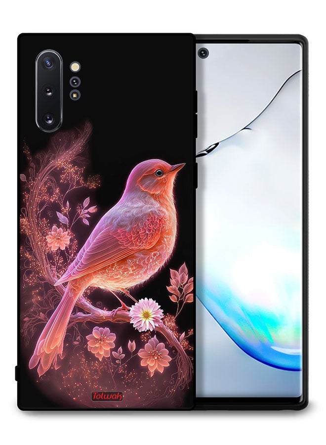 Tolwak جراب حماية لسامسونج جالاكسي نوت 10 بلس 4G فن طائر لطيف - Image 1