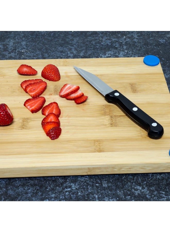 Chef Craft 2-Piece Sharp Stainless Steel Blade Paring Knife Black and Silver 3.5 Inch 21131 - Image 3