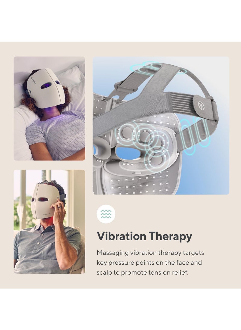 Therabody TheraMask by Therabody LED Light Therapy Skin Care Face Mask with Vibrating Massage - FSA Eligible Blue & Red Light Therapy for Face - LED Face Mask Facial Massager for Wrinkles, Skin Tightening & Dark Spots  - Image 5