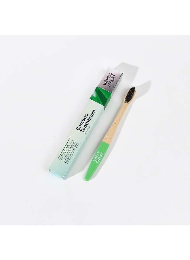 BAMBOO TOOTH BRUSH GREEN SOFT