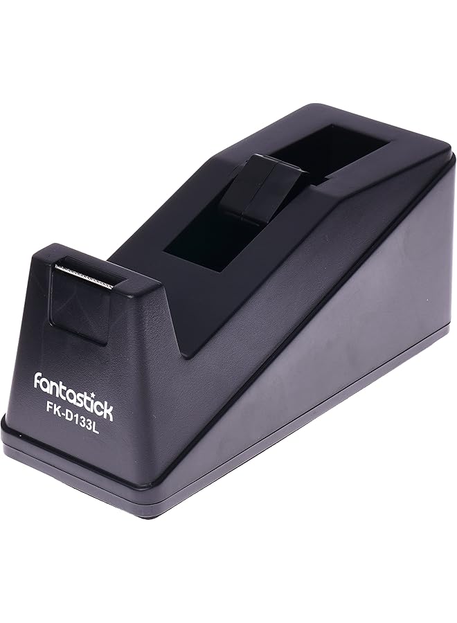 Fantastick Fk D133L Bk Tape Dispenser With 1 Inch Core Black - Image 1