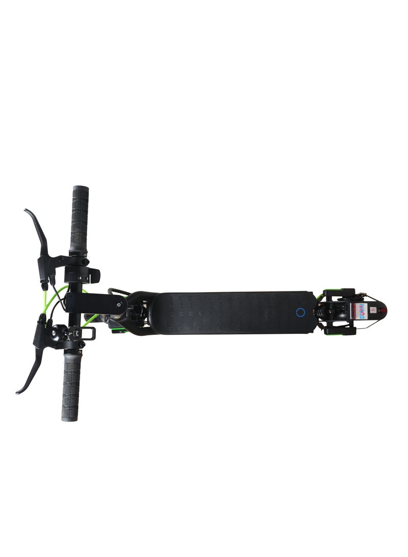 مايتويز Mytoys MT650 2024 نموذج - نيون الأخضر - للطي سكوتر الكهربائية - فرشاة أقل موتور 350W - 12-18km نطاق البطارية 5.2Ah - سرعة تصل إلى 45kmh مع تعليق الجبهة والخلفية - Image 4