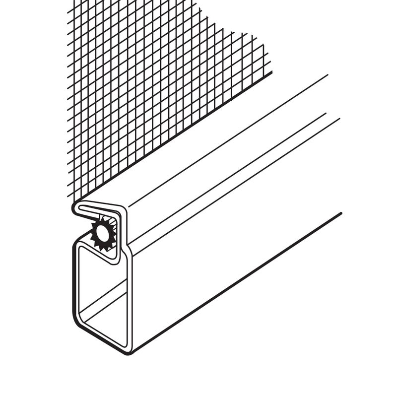 Prime-Line PL 7806 Aluminum Screen Frame Kit, 5/16 inch x 3/4 inch x 36 inch, Bronze, Set of 1 - Image 3