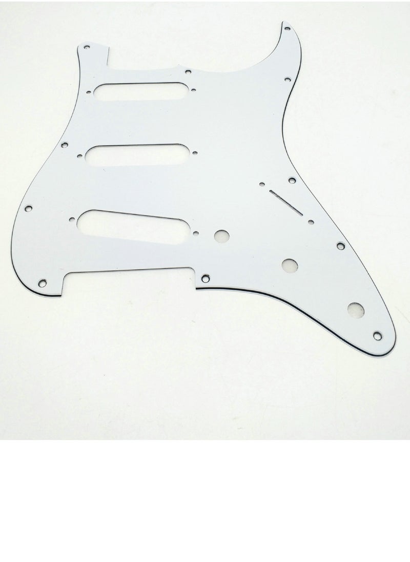 11 Hole ST/Strat Style Pickguard SSS Pick Guard for USA/Mexico Stratocaster/Strat Aged White 3 Ply - pzsku/ZEDADF932F3A7CCE16EA0Z/45/_/1740559579/c23550b8-e306-4b22-8445-c79163fa84a3