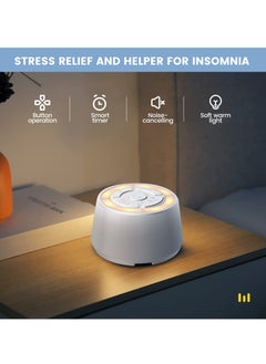 White Noise Machine, Portable Sound Machine for Baby Adult, Noise Canceling for Sleep Aid with Night Light 16 Soothing Sounds 3 Timing Modes Sound Machine for Sleeping, Home Office Travel Gift - pzsku/ZEDAE0FB596FCD69ECD4AZ/45/_/1698666598/2f201f9a-e556-432f-804f-d05a8e0bfaa3