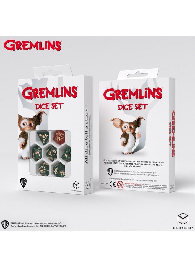 Q WORKSHOP - Gremlins Dice Set By Q-Workshop, Dice - Image 1
