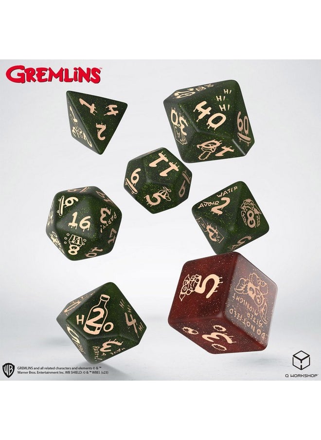 Q WORKSHOP - Gremlins Dice Set By Q-Workshop, Dice - Image 1