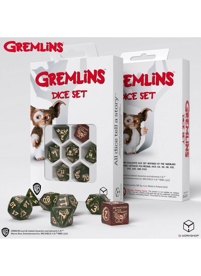 Q WORKSHOP - Gremlins Dice Set By Q-Workshop, Dice - Image 1