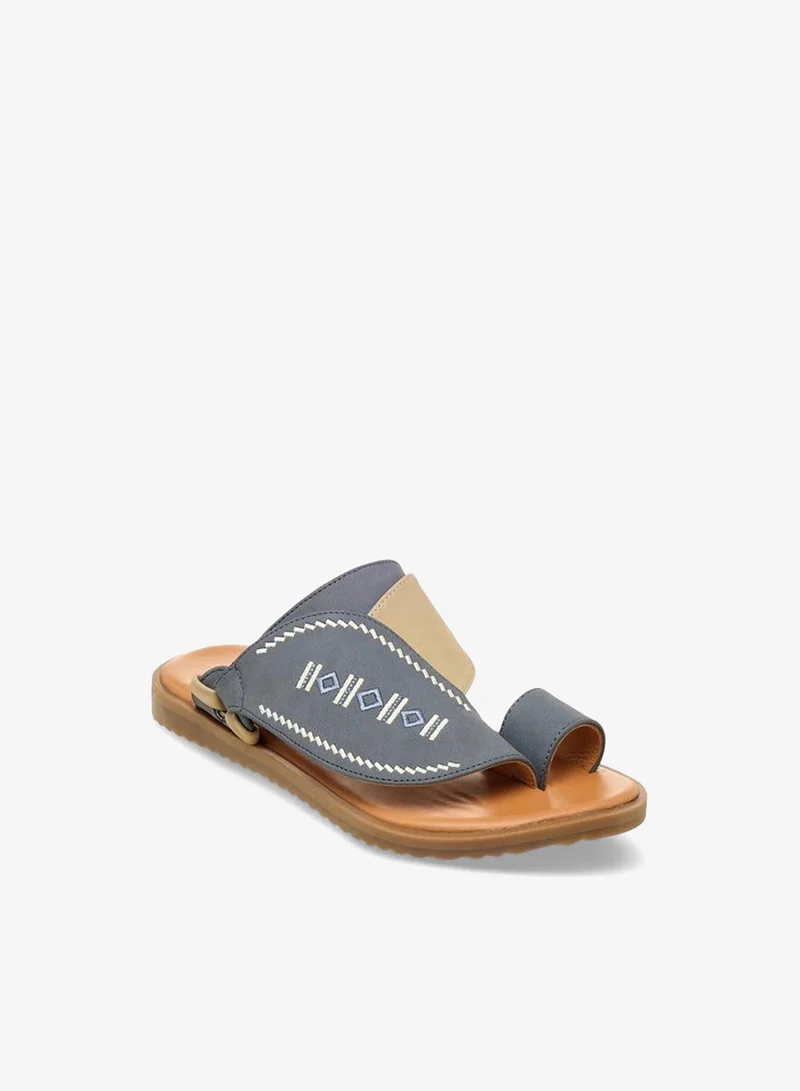 Al Waha Boys Slip-On Leather Arabic Sandals Ramadan Collections
