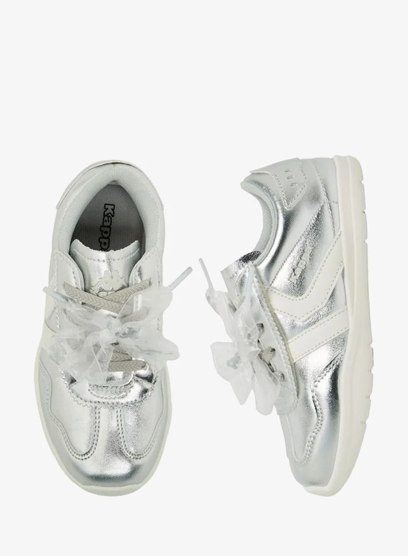 Kappa Girls Bow Lace-Up Ankle School Sneakers