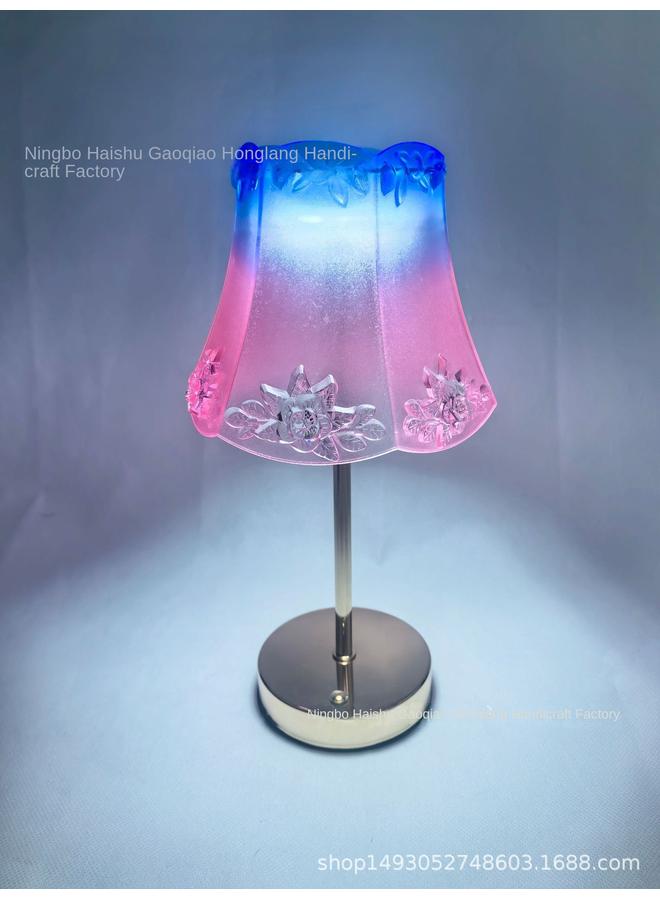 Bluejw New Metal Butterfly Crystal Lamp Decorative Table Lamp Acrylic LED Rechargeable Bedside Nightlight 1 - Image 1