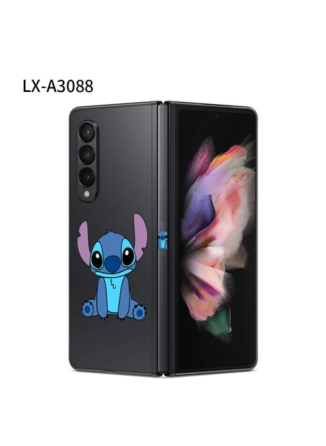 Generic For Samsung Fold3/4 All-inclusive Transparent Sticker Back Sticker W22 Sticker Personalized Color Sticker Folding Screen Fold2 Transparent-Color:LX-A3088-Dimensions:For Samsung Fold (color Through 3m)  - Image 1