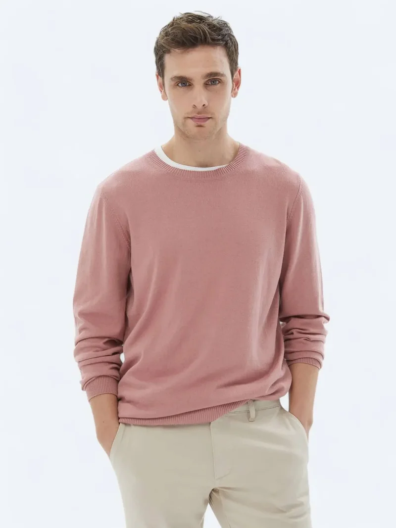 Kip Pink Knitwear Sweatshirt