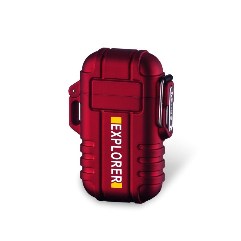 Outdoor Portable F12 Camouflage Electronic Waterproof Double Arc Charging Lighter Windproof Usb Cigarette Lighter Sale - Image 1