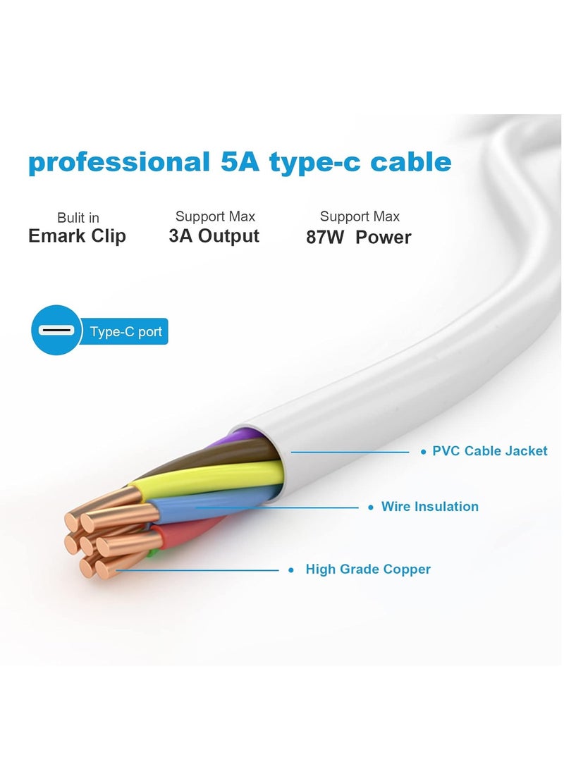 شاحن USB C 87 واط لجهاز ماك بوك برو 13 بوصة 15 2016-2021 A1707 1719 A1990 A2251 A2289 61 لماك اير 2018 2019 20 من نيغساي وO وأجهزة أخرى النوع فولت - 4.3 امبير - Image 4