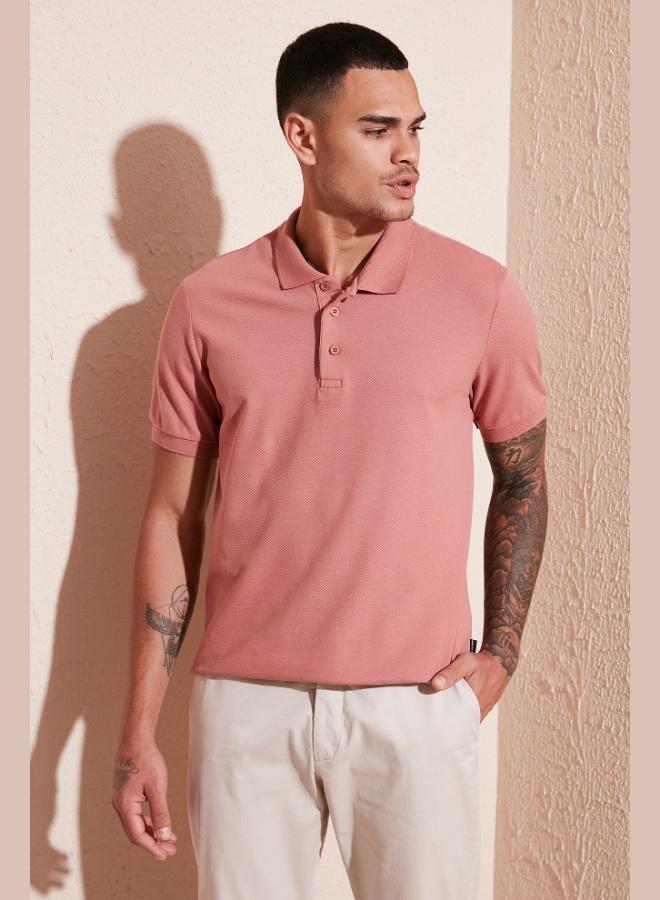 Buratti Cotton Regular Fit Button-Down Polo Collar T-Shirt Men's POLO COLLAR T-SHIRT 5902127 - Image 2