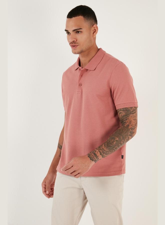 Buratti Cotton Regular Fit Button-Down Polo Collar T-Shirt Men's POLO COLLAR T-SHIRT 5902127 - Image 1