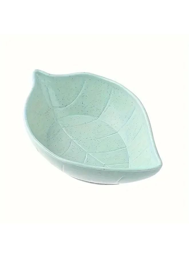 طبق صوص قش القمح الأخضر صينية تقديم مانعة للانزلاق سهلة التنظيف للمنزل والمطعم - Image 1