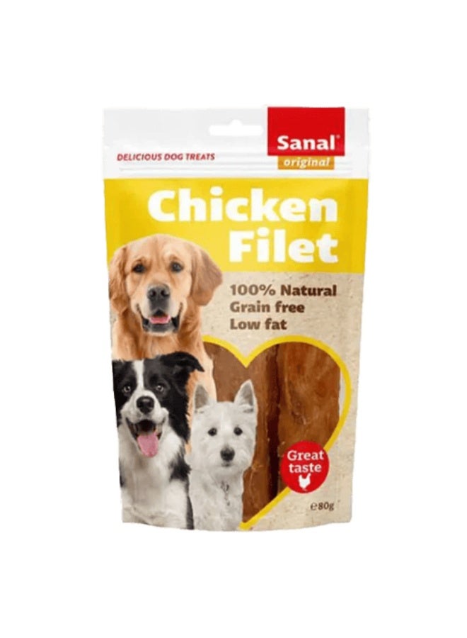 Sanal Dog Treats Chicken Fillet 80g
