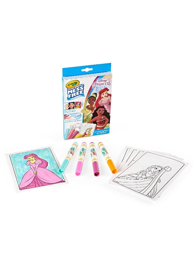 Crayola مجموعة تلوين كرايولا ديزني برينسيس الخالية من الفوضى المصغرة - Image 3