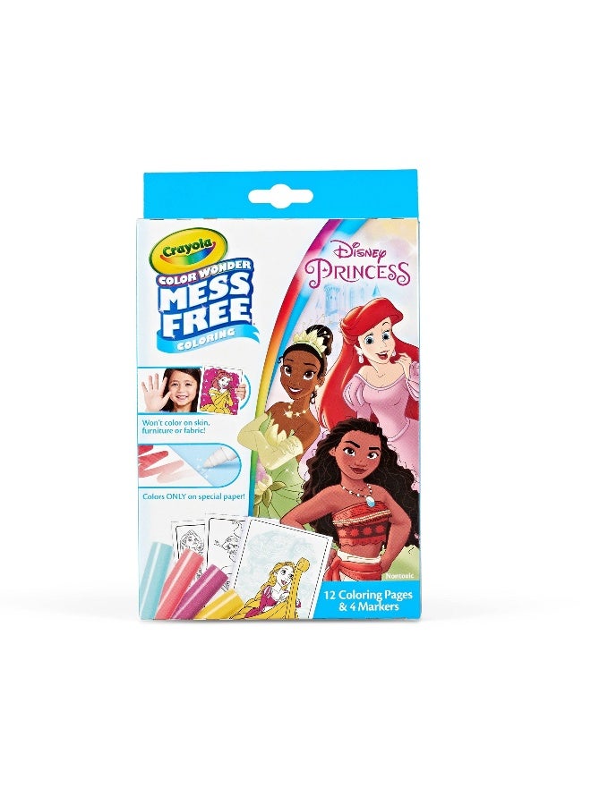 Crayola مجموعة تلوين كرايولا ديزني برينسيس الخالية من الفوضى المصغرة - Image 2
