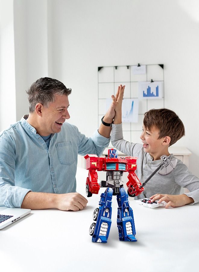 GROIC Deformation Robot Toy, Deformed Car Robot Toys, Action Figure Deformation Car Model, Portable Alloy Deformation Robot Toys Gift for Kids-Optimus Prime - Image 5
