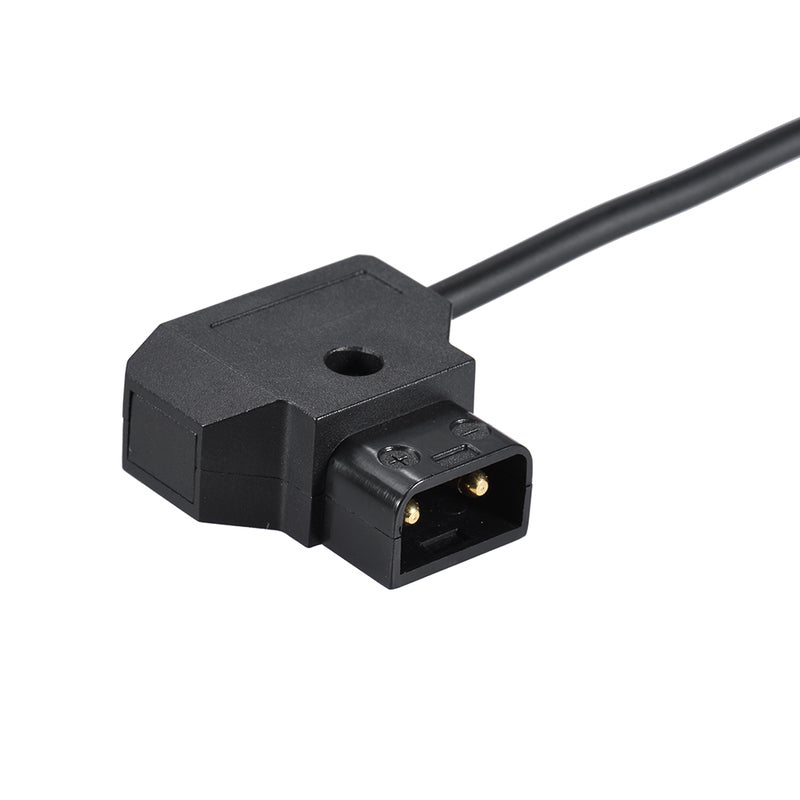 Coiled 98cm/38.5inch D-Tap 2Pin Male to DC 5.5* 2.1mm Adapter Cable Extension Elastic Line Accessory Replacement for V-Mount Battery DSLR Cage Rig Power Supply - Image 5