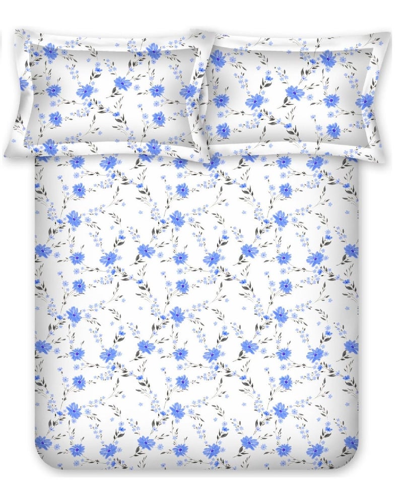 Bombay Dyeing Vintage Collection King Bedsheet 180 TC, 100% Pure Cotton Premium Bedsheet with 2 Pillow Covers - Image 4