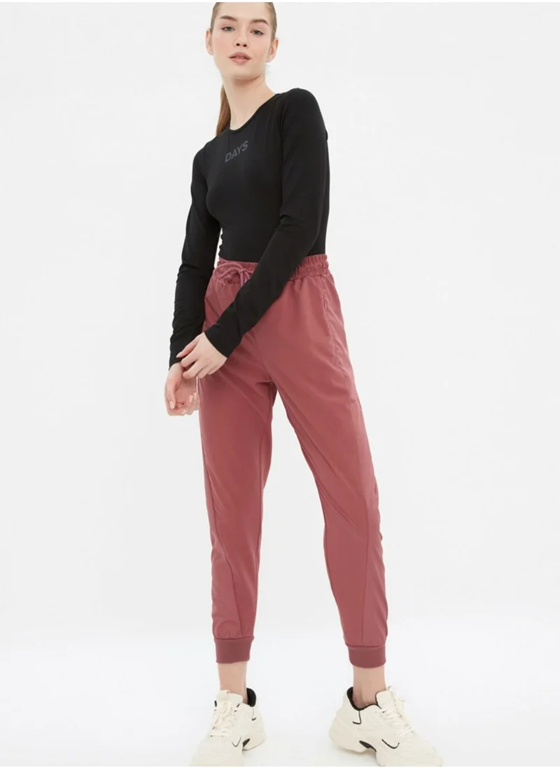 trendyol High Waist Cuffed Joggers