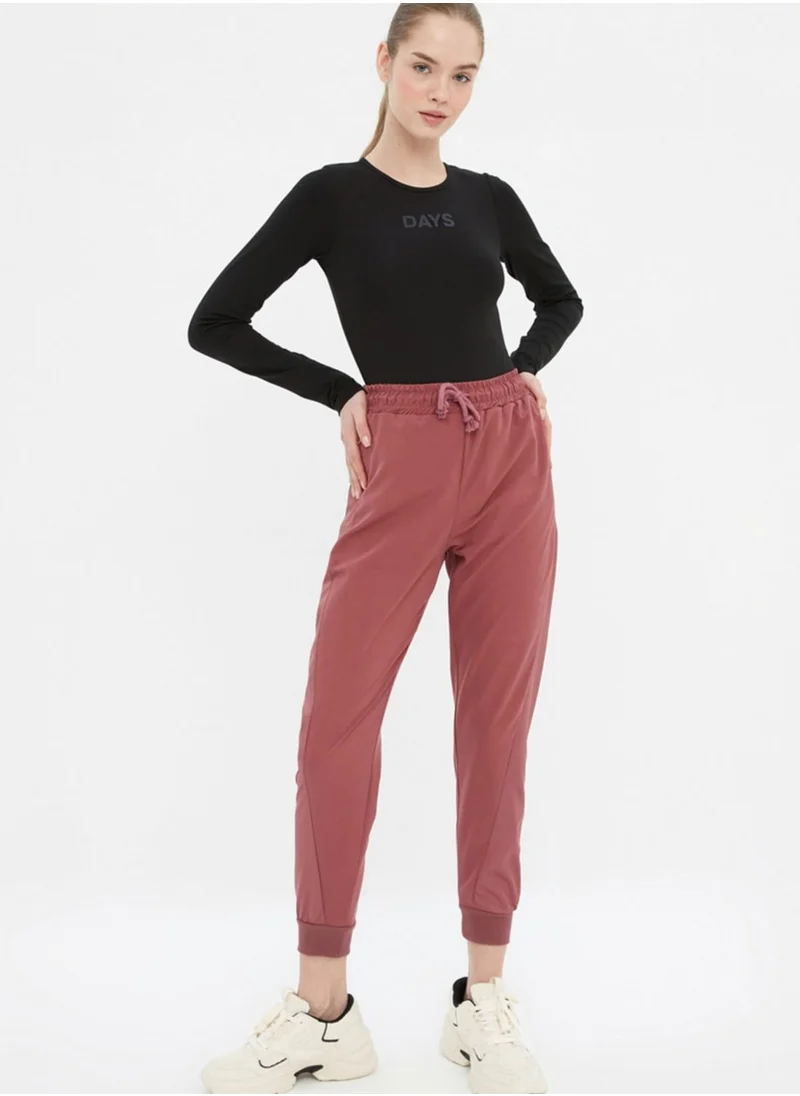 trendyol High Waist Cuffed Joggers