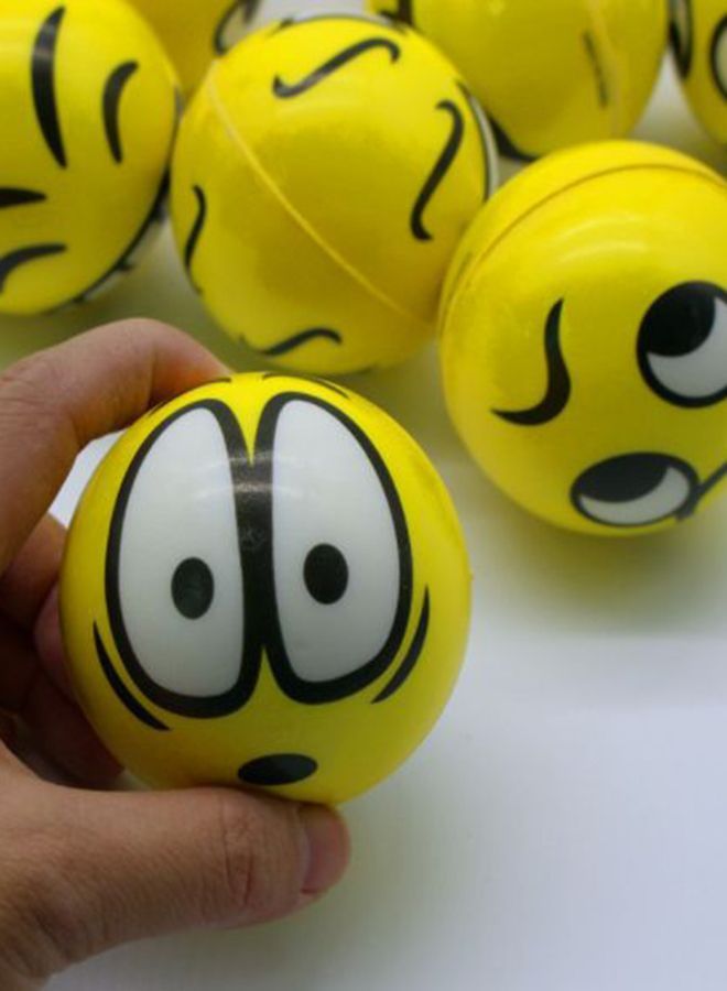 نيبمينينت مجموعة كرات لتخفيف التوتر بتصميم رموز تعبيرية مكونة من 12 قطعة - Image 2