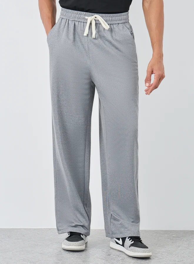 Styli Styli Relaxed Fit Open Hem Joggers with Side Pocket