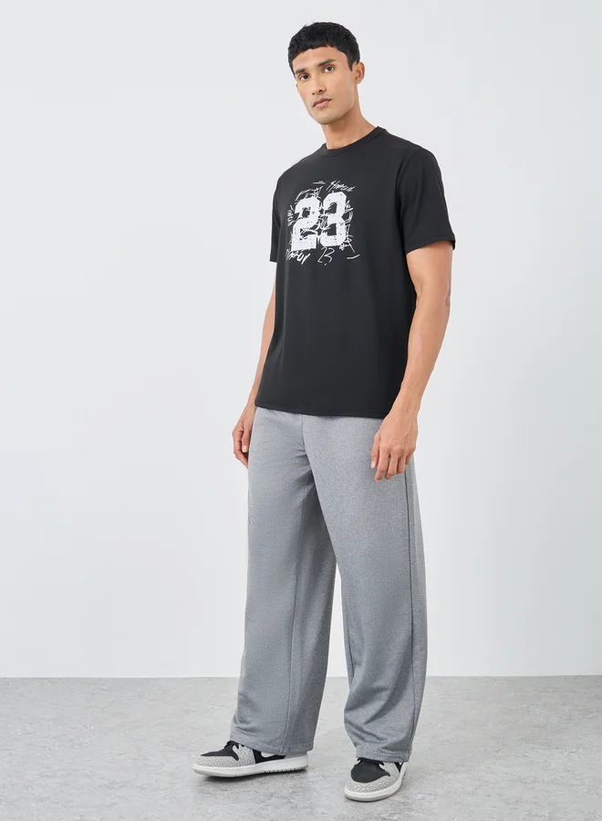 Styli Styli Relaxed Fit Open Hem Joggers with Side Pocket