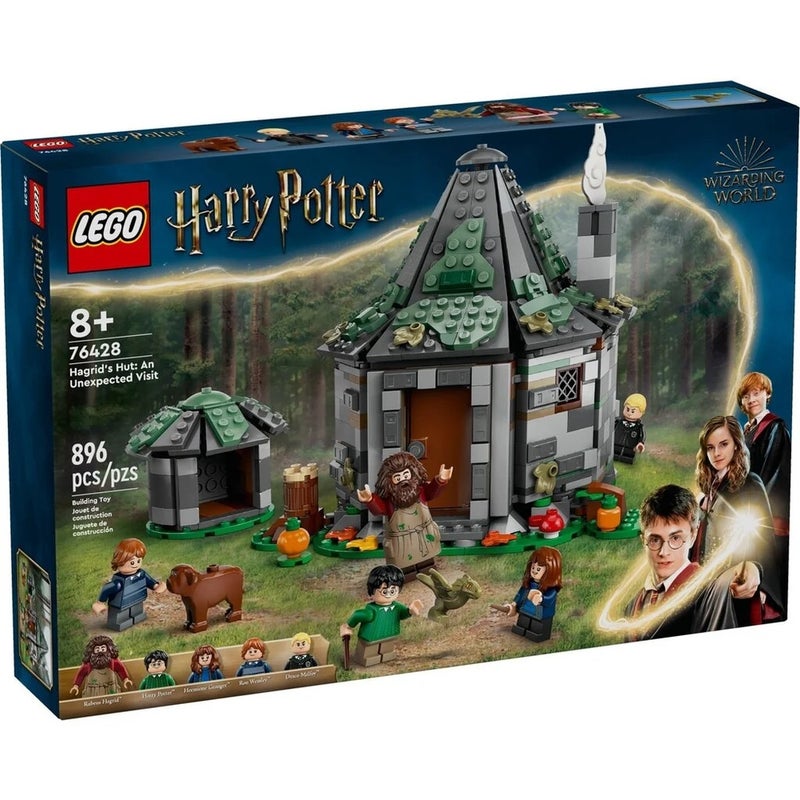 LEGO - Harry Potter Hagrid's Hut: An Unexpected Visit 896 Pieces - 76428 - Image 1