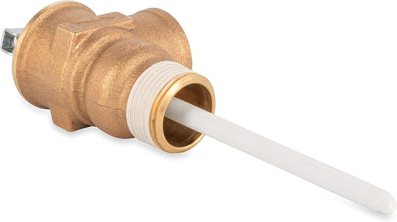 Camco Automatic Temperature and Pressure Relief Valve with Extension Probe and Lever - Brass Body with Stainless Steel Spring - Image 3