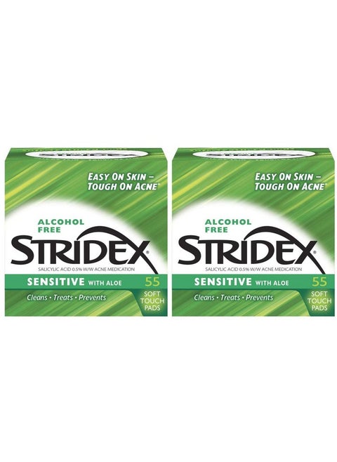 Stridex Medicated Pads Sensitive2 Count
