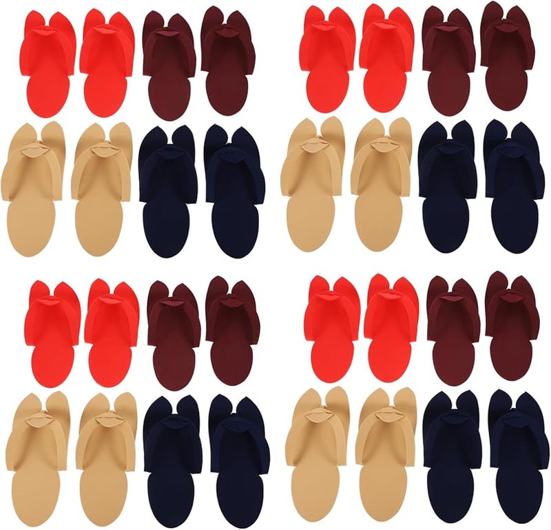 48 Pairs Disposable Pedicure Slippers Lightweight Non Skid for Spa Salon Home Travel Random Colors - Image 1