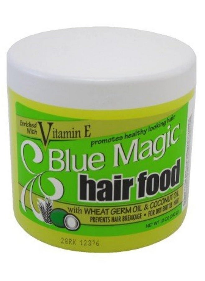BLUE MAGIC Blue Magic Hair Food BLMHFOO, Coconut, 12 Ounce  - Image 1