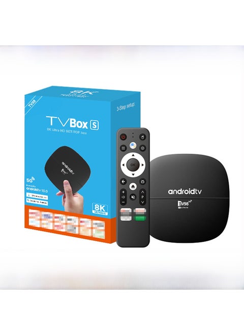 1 x 5 pcs Android 13 4K TV Box with Voice Control 2+16G US standard US