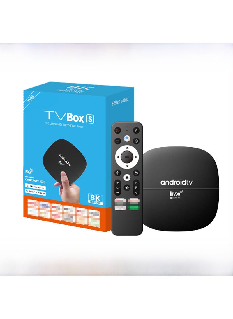 1 x 5 pcs Android 13 4K TV Box with Voice Control 2+16G US standard US