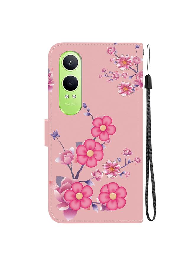 اس-توب جراب هاتف OnePlus Nord CE4 Lite مصنوع من الجلد برسومات ملونة وملمس كريستالي - Image 3