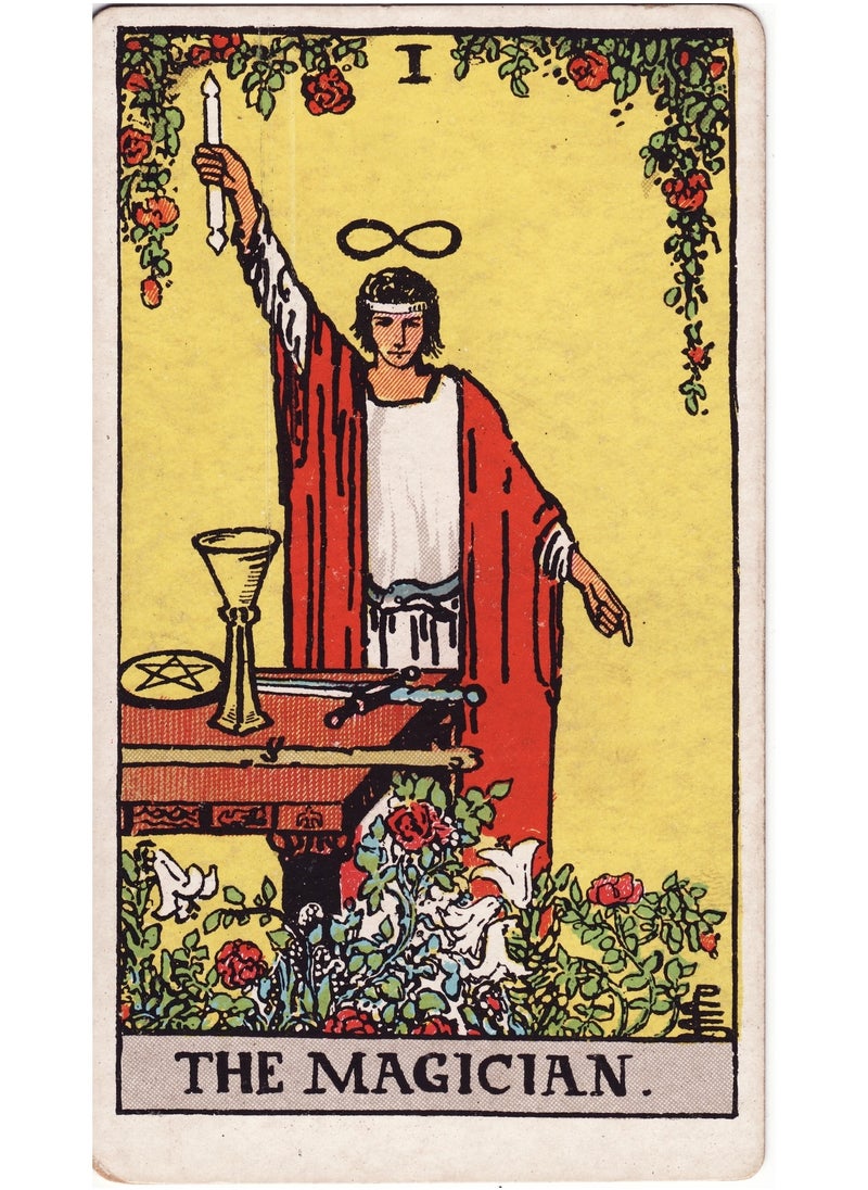 Tarot Cards: The Hidden Symbols Explained 78 Cards in Black Velvet Pouch  - Image 4