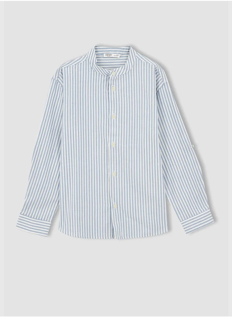 DeFacto Regular Fit Linen Shirt