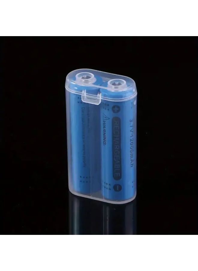 Clear Battery Storage Case Lightweight Durable PP Material Travel Camping Home Use - Image 4