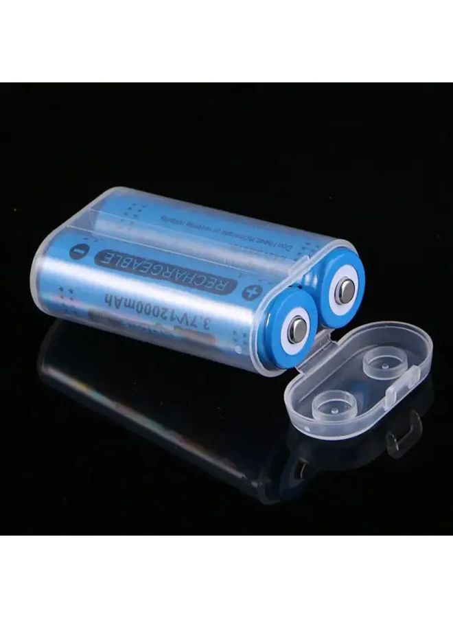 Clear Battery Storage Case Lightweight Durable PP Material Travel Camping Home Use - Image 5